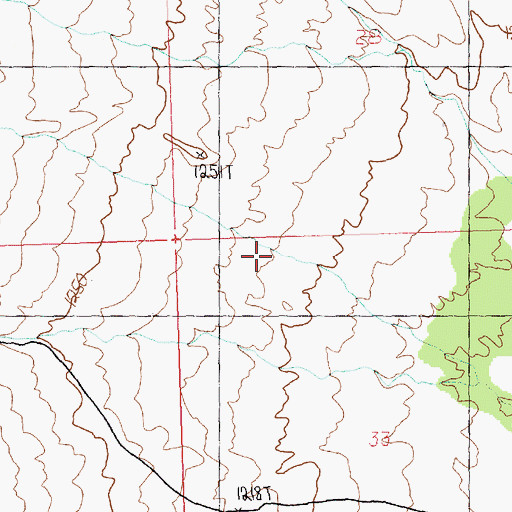 Topographic Map of Hungry Valley, AZ