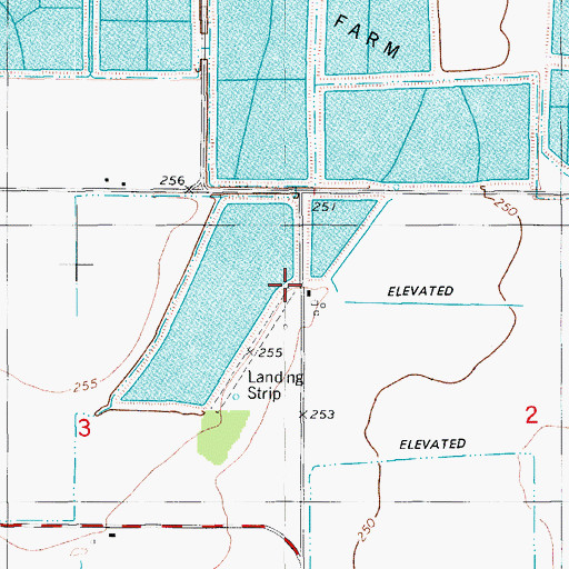 Topographic Map of Prairie Grove School (historical), AR