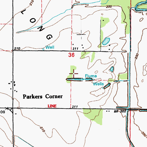 Topographic Map of Cook School (historical), AR