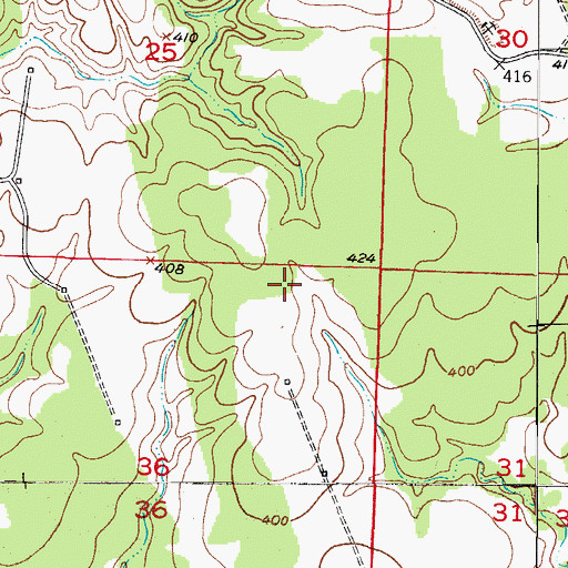 Topographic Map of Hope State Wildlife Management Area, AR