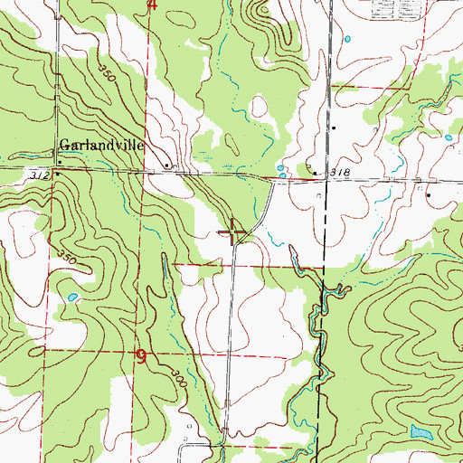 Topographic Map of Morning Star Church (historical), AR