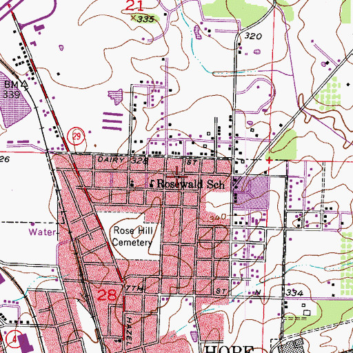 Topographic Map of Mount Zion Christian Methodist Episcopal Church, AR