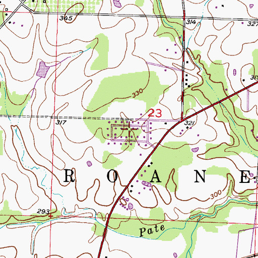 Topographic Map of Eastridge Addition, AR