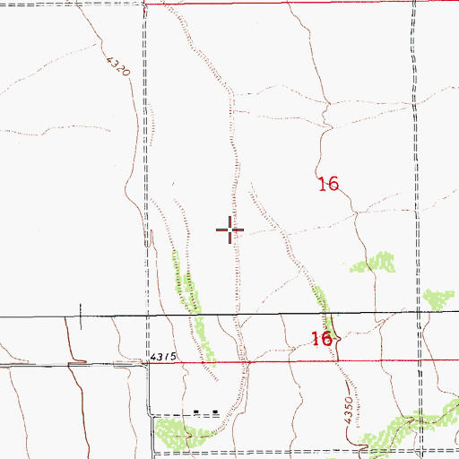 Topographic Map of I T Draw, AZ
