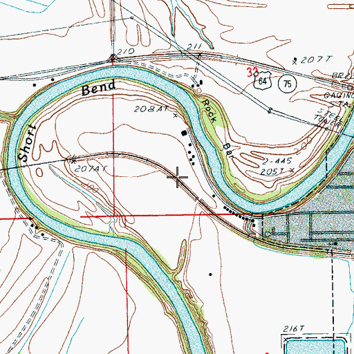 Topographic Map of Dunn (historical), AR