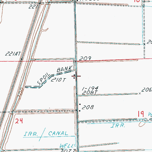 Topographic Map of Welford (historical), AR