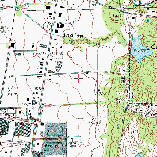 Topographic Map of Wynne Junior High School, AR