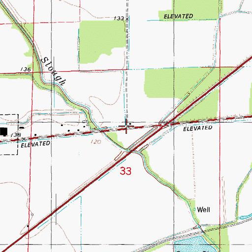 Topographic Map of Constance (historical), AR