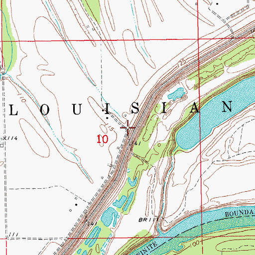 Topographic Map of Scaife (historical), AR