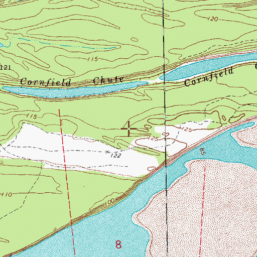 Topographic Map of Howard Island, AR