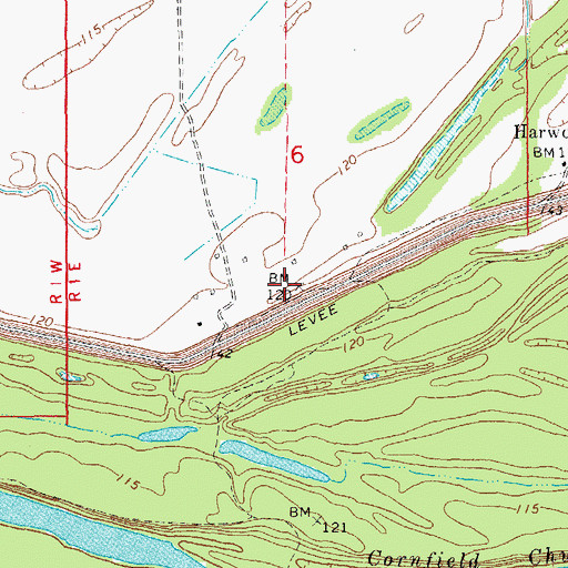 Topographic Map of Daughters of Little Rock Church (historical), AR