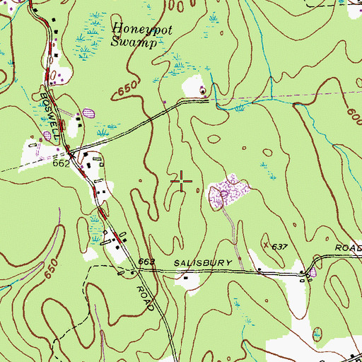 Topographic Map of Tremont Pond, MA