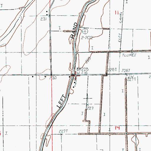 Topographic Map of Lilly Robertson Store (historical), AR