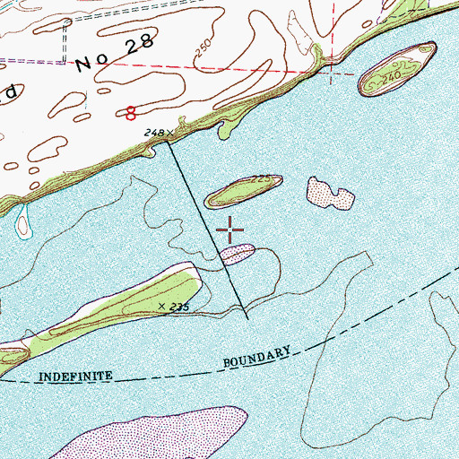 Topographic Map of Tow Head Island (historical), AR