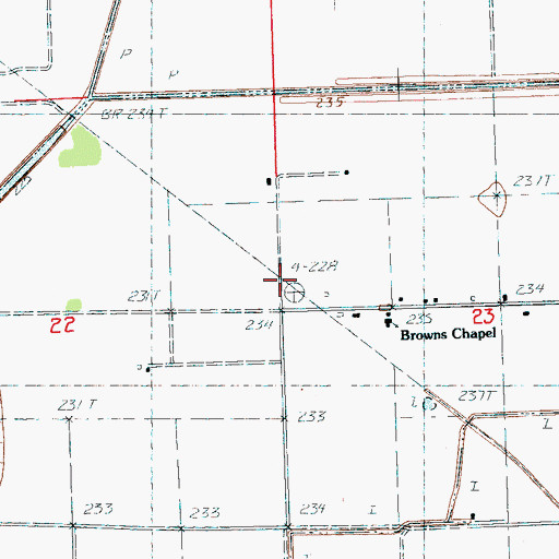 Topographic Map of Spur Number 4 (historical), AR