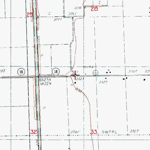 Topographic Map of Church of Christ (historical), AR