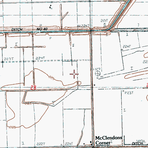 Topographic Map of Wells Mill (historical), AR