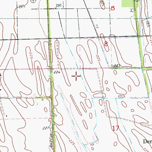 Topographic Map of Boggy Lake (historical), AR
