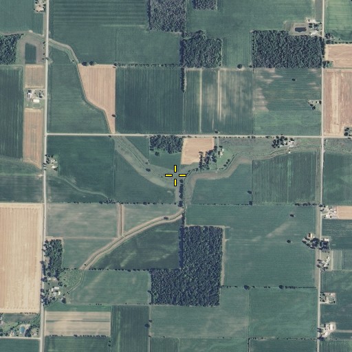 Aerial/Satellite Image of Ash Drain, MI