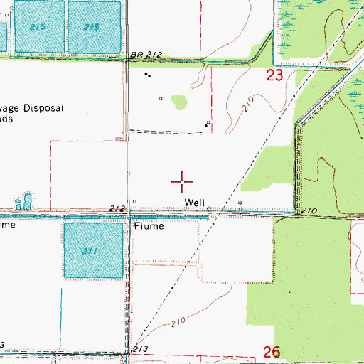 Topographic Map of Big Island, AR