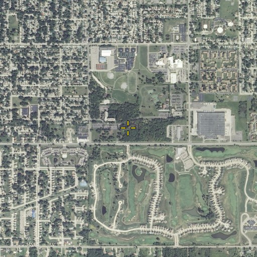 Aerial/Satellite Image of Boice Drain, MI