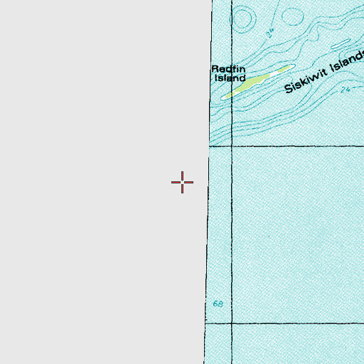 Topographic Map of Brandsford Reef, MI
