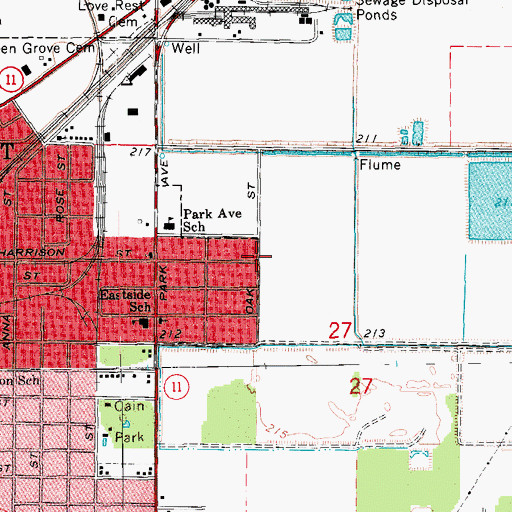 Topographic Map of Holy Benton Church of God in Christ, AR
