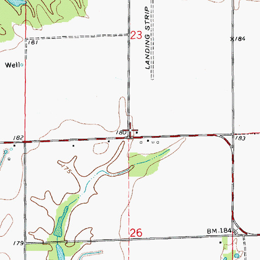 Topographic Map of Hostetter School (historical), AR