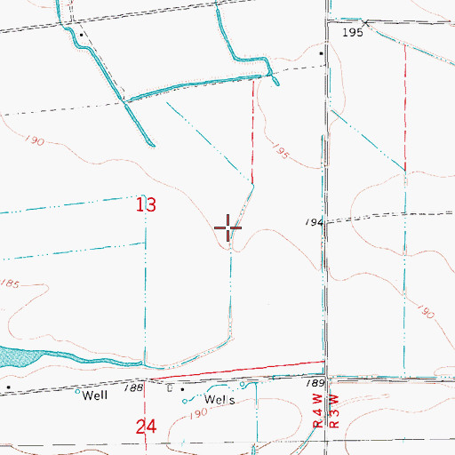 Topographic Map of Ditch Number 2, AR