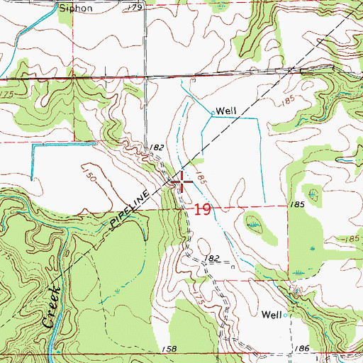 Topographic Map of Payne School (historical), AR