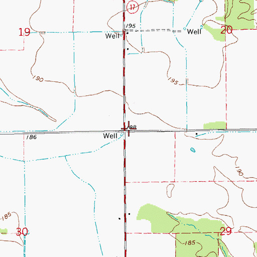 Topographic Map of Prairie View School (historical), AR