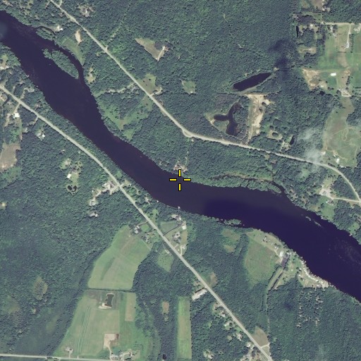 Aerial/Satellite Image of Chappee Rapids, MI