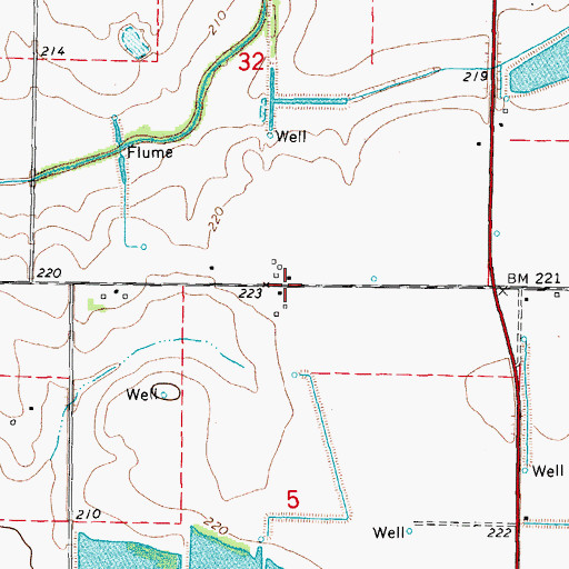 Topographic Map of Super (historical), AR