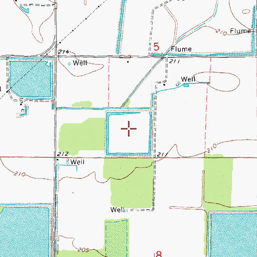 Topographic Map of Trotters Reservoir, AR