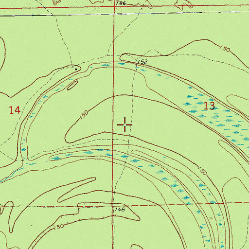 Topographic Map of Trusten Holder State Wildlife Management Area, AR