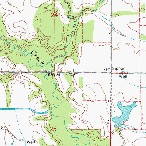 Topographic Map of Van Church (historical), AR