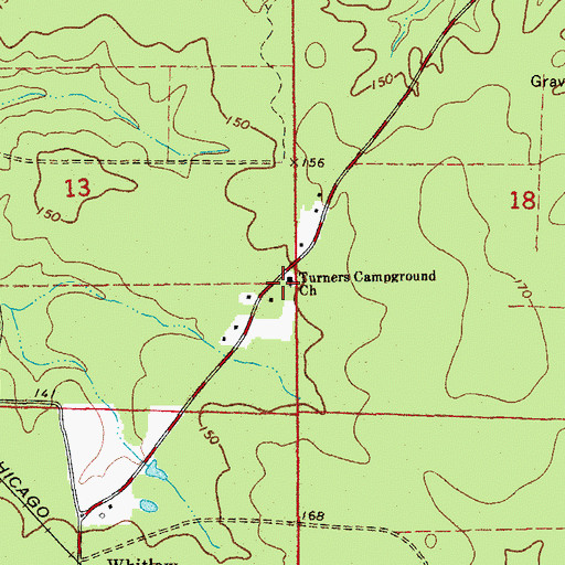 Topographic Map of Murphy School (historical), AR