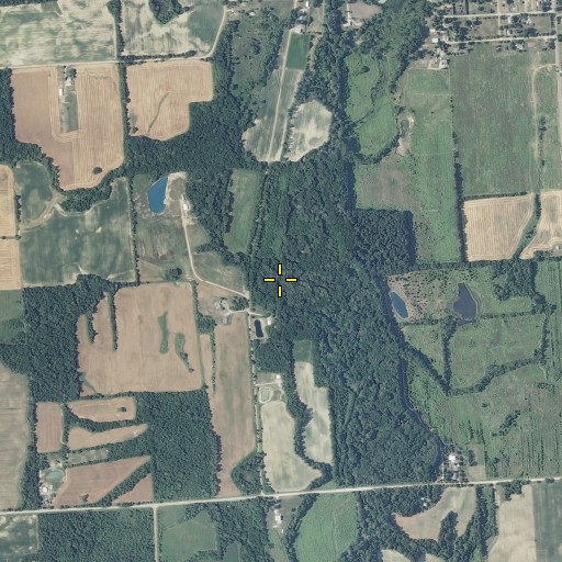 Aerial/Satellite Image of Covell Drain, MI