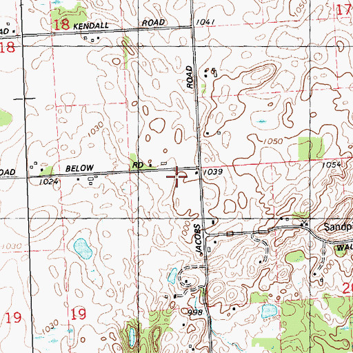 Topographic Map of Craft School, MI