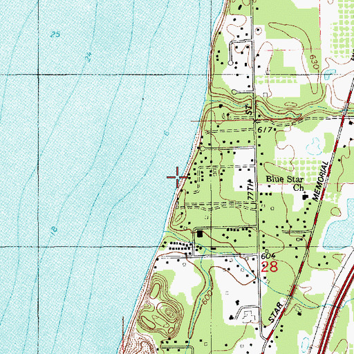 Topographic Map of Crystal Beach, MI
