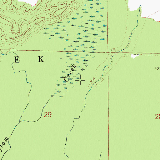 Topographic Map of Forest Home Saw Mill (historical), AR