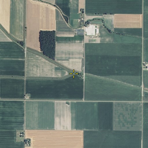 Aerial/Satellite Image of Dibble Drain, MI