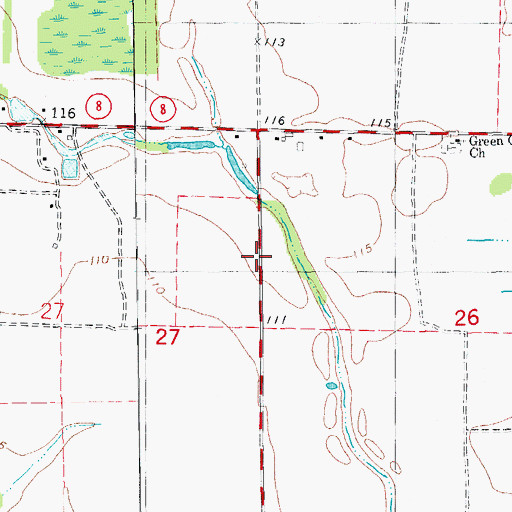 Topographic Map of Oneil Store (historical), AR
