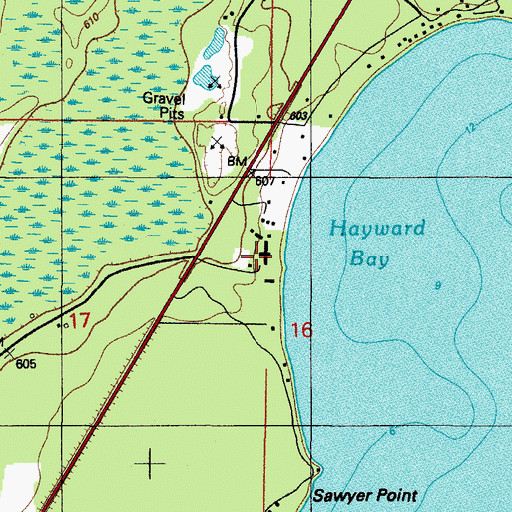 Topographic Map of Dominican House of Studies (historical), MI