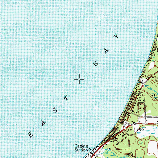 Topographic Map of East Bay, MI
