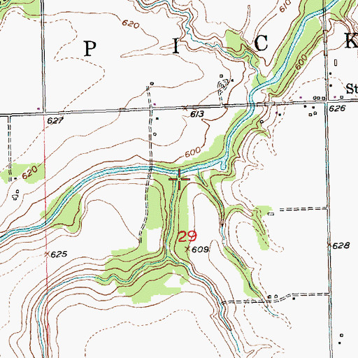 Topographic Map of East Branch Munuscong River, MI