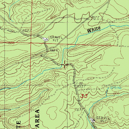 Topographic Map of Battle Hill (historical), AR