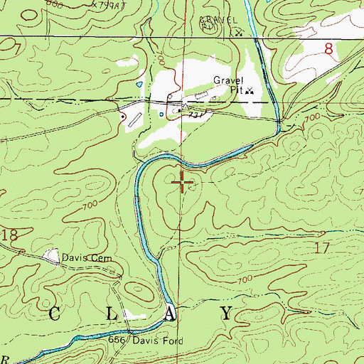 Topographic Map of Bolland School (historical), AR