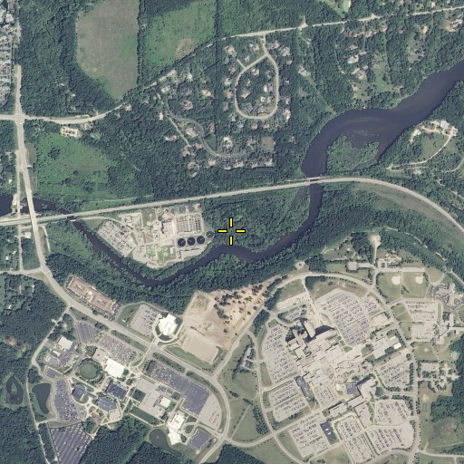 Aerial/Satellite Image of Fleming Creek, MI