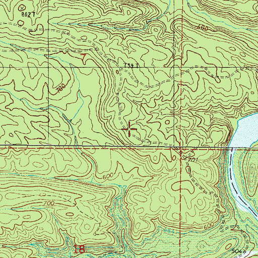 Topographic Map of Mineral Branch School (historical), AR